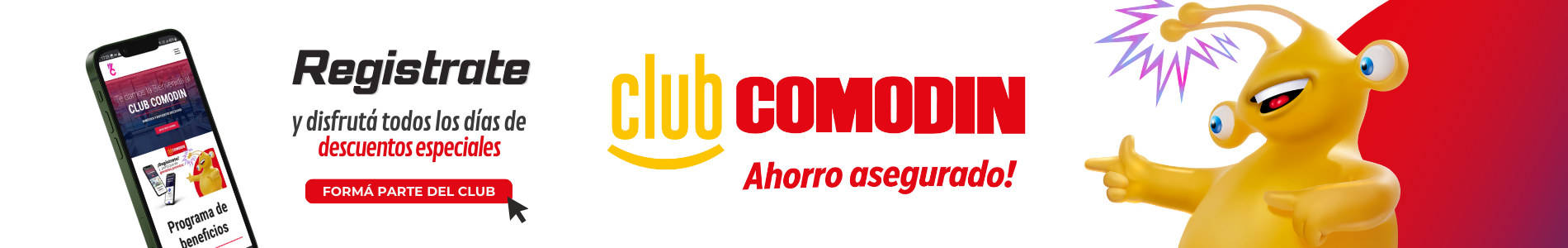 7) Club Comodin web